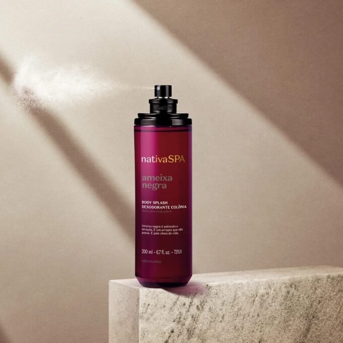 Nativa Spa Ameixa Negra Body Splash 200ml – Sensualidade e Hidratação no Dia a Dia 2 Nativa Spa Ameixa Negra Body Splash 200ml – Sensualidade e Hidratação no Dia a Dia - Imagem 2